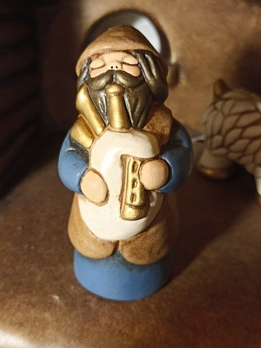 Zampognaro antico presepe - antico,